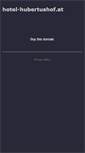 Mobile Screenshot of en.hotel-hubertushof.at