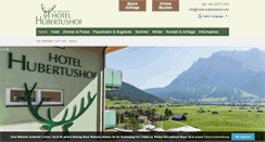 Desktop Screenshot of hotel-hubertushof.com